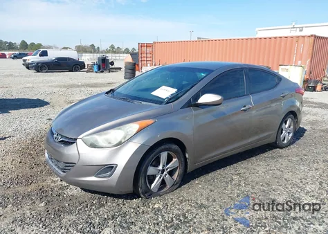 2013 Hyundai Elantra Gls из США, поврежденный, VIN 5NPDH4AE3DH265855